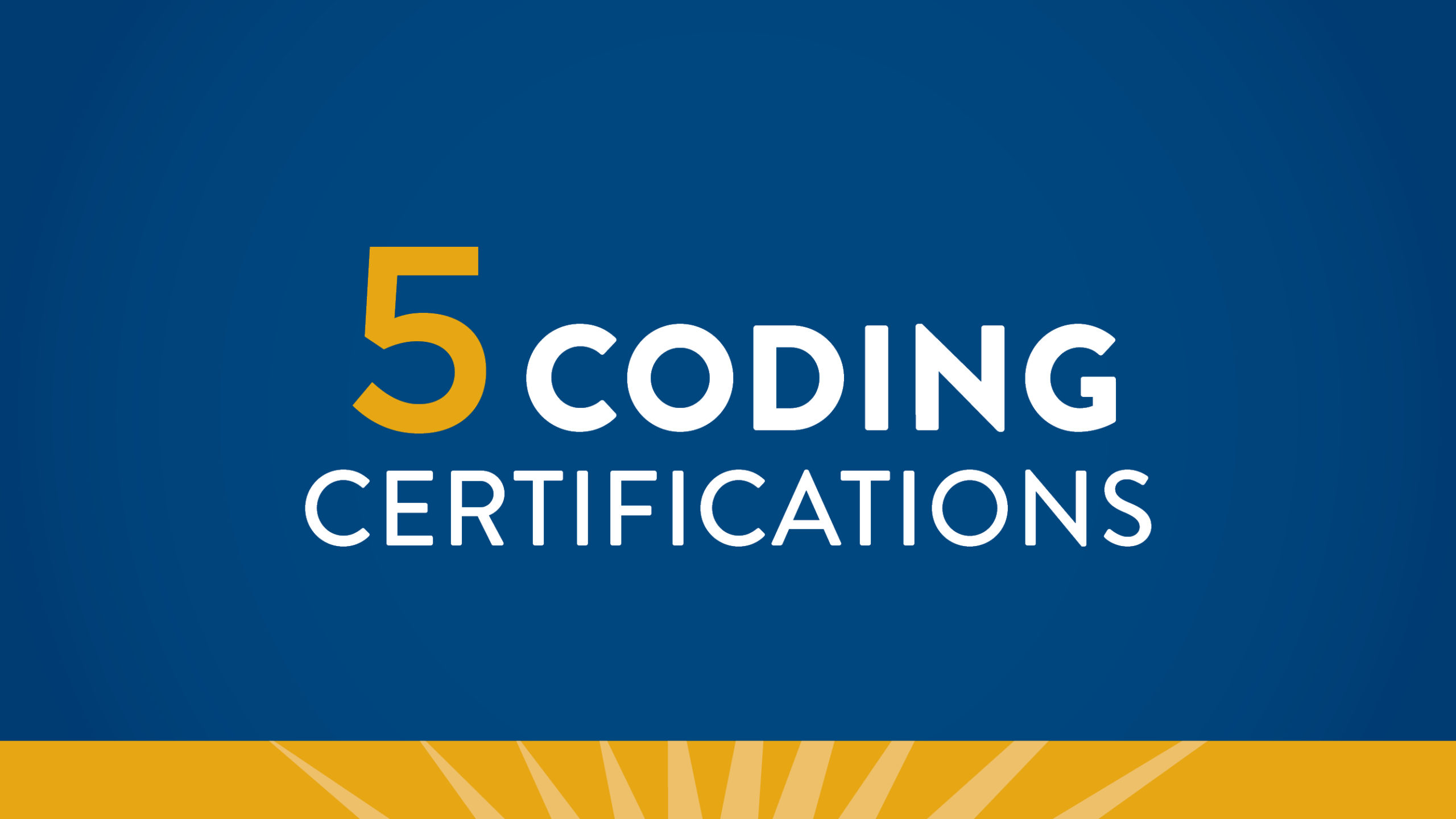 Earn 5 Coding Certifications